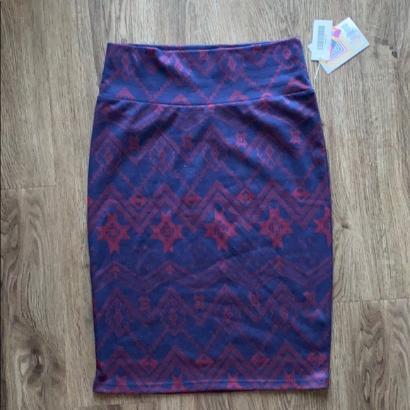 NWT LuLaRoe Cassie Pencil Skirt - Picture 6 of 8